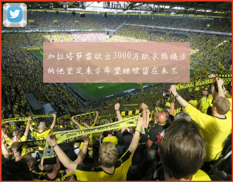 加拉塔萨雷欲出3000万欧求购福法纳他坚定表示希望继续留在米兰